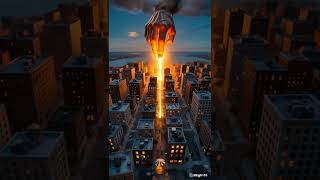 When God's Hand Reached Down #shorts #gianthand #viral #cinematic