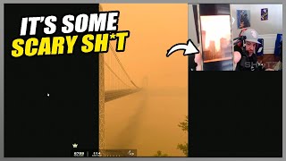 Shotz Thoughts On The New York City Sky Being Orange!