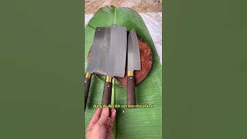 Bộ dao làm bếp thép trắng không rỉ giá chỉ hơn 100k