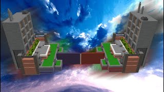 Playing The bridge with my friend and spawn blocking players | BlocksMc |