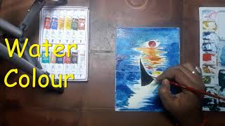 A Beautiful drawing just 5 minite in Water Colour