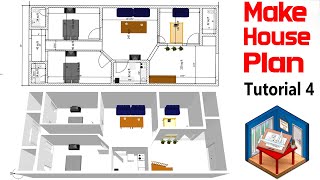 How to make house plan map in 3D Sweet Home Software Tutorial#4 screenshot 3