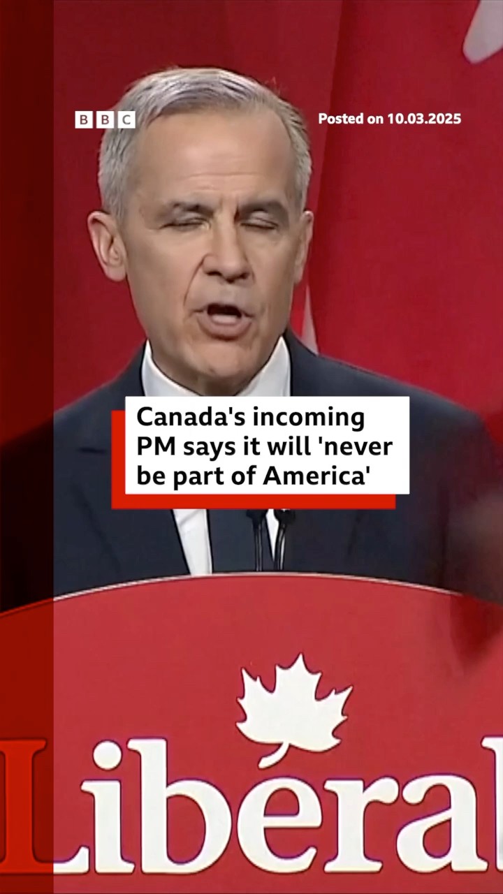 Canada's incoming PM says country will 'never be part of America'. #Canada #US #BBCNews