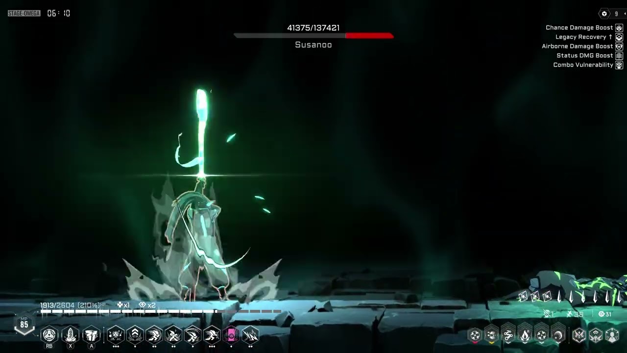 weakest Hakumen combo (but it's in Entropy Effect)