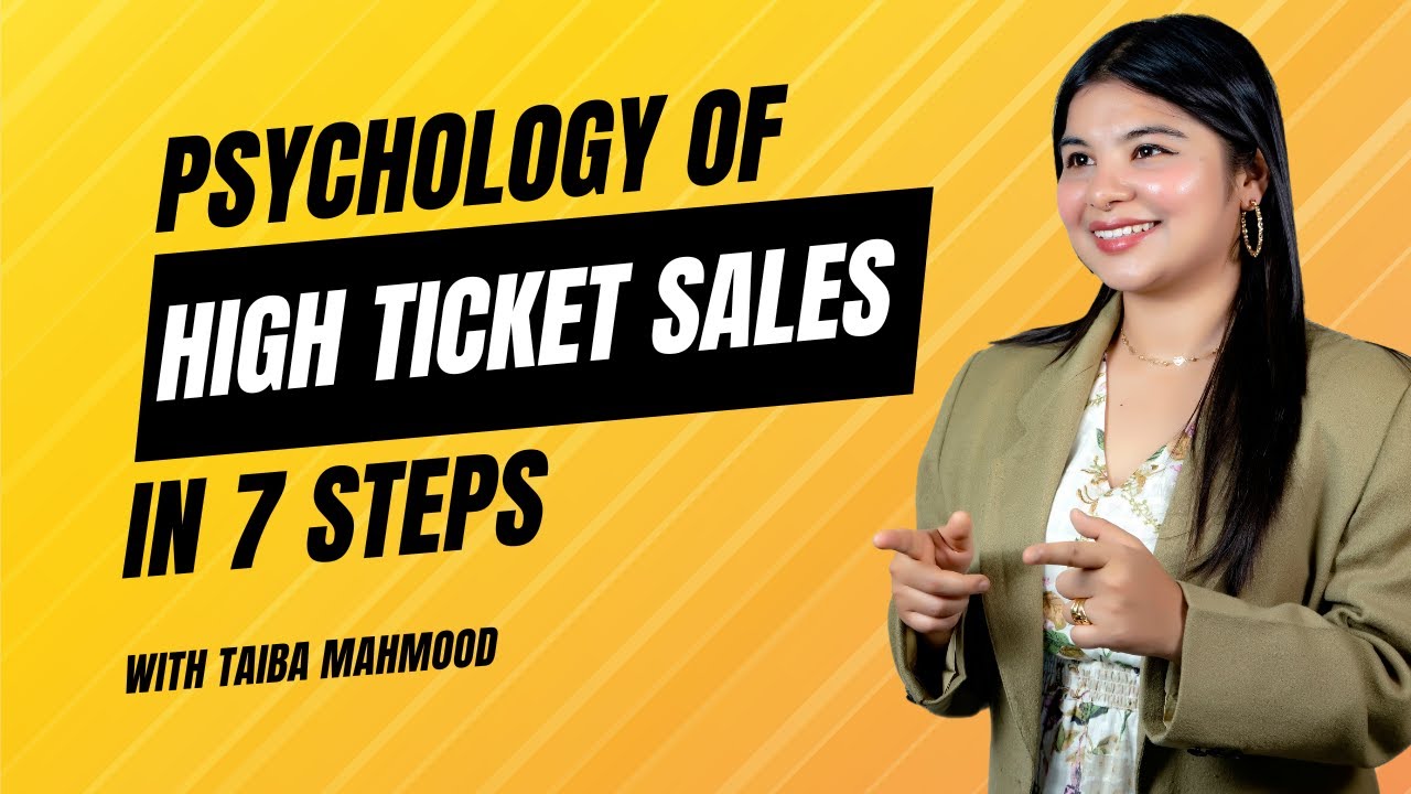 Masterclass: Psychology of High Ticket Sales - YouTube