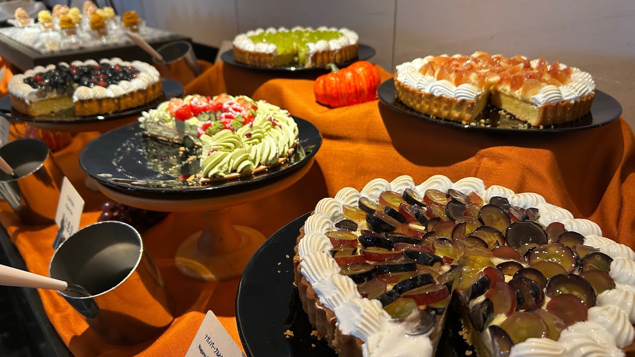 【食べ放題】ヒルトン横浜パレードの秋スイーツビュッフェ2025🍂🌰#ヒルトン横浜パレード