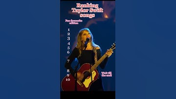 Ranking Taylor Swift songs! fan favourite edition #taylorswift#swifties#taylornation#1989#blowup