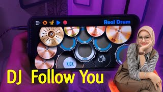 Download Lagu DJ Follow You - Imagine Dragons Viral  Remix | Real Drum Cover MP3