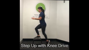 Step Up with Knee Drive