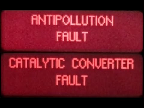 Anti Pollution + Catalytic Converter Fault - Peugeot 206 - Youtube