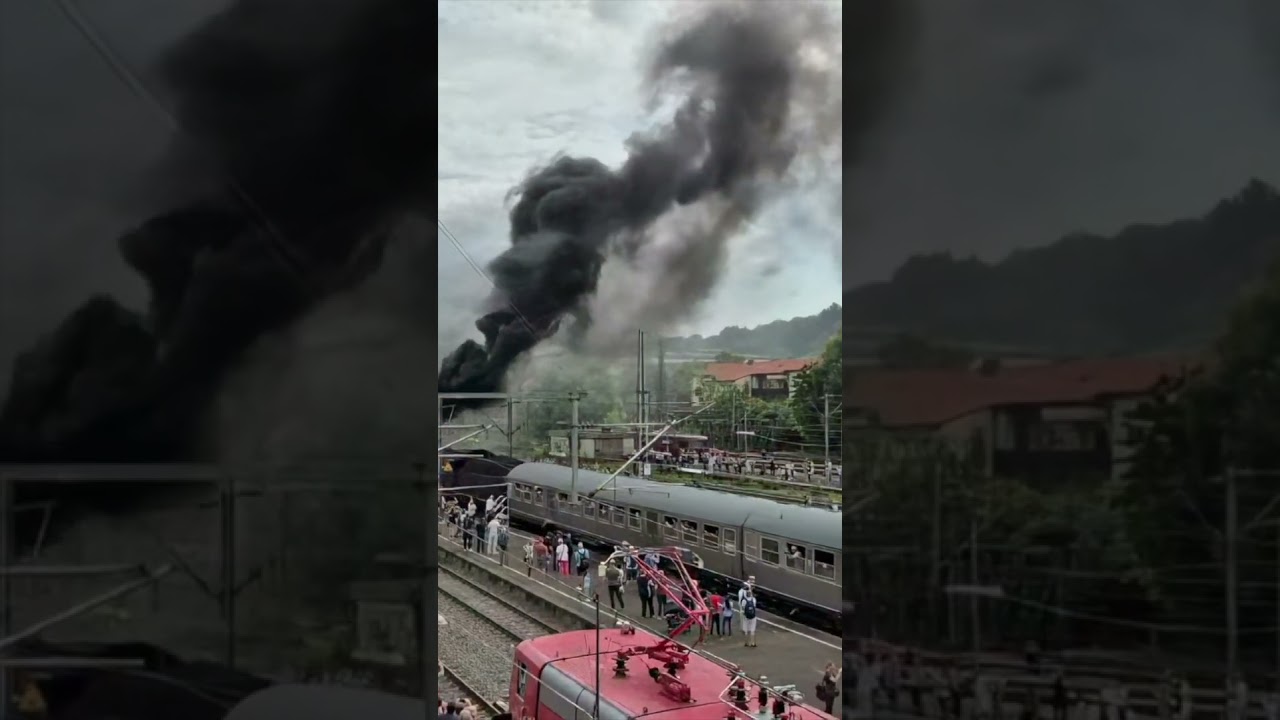 Steam, Steel, and Crowds | Vintage Train Arrival