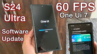 Samsung Galaxy S24 Ultra Camera Video Settings 8k UHD 30Fps S24 Ultra Software Update Latest  Ui 7 screenshot 5