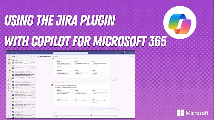 Using the Jira plugin with Microsoft Copilot