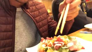 Sashimi salad @ sushi taku