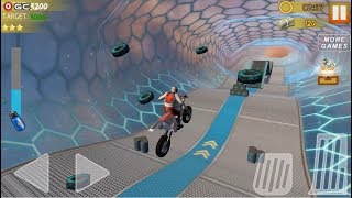 Hill Bike Galaxy Trail World 3 /  Space Bike Racing Action / Android Gameplay FHD #2 screenshot 5