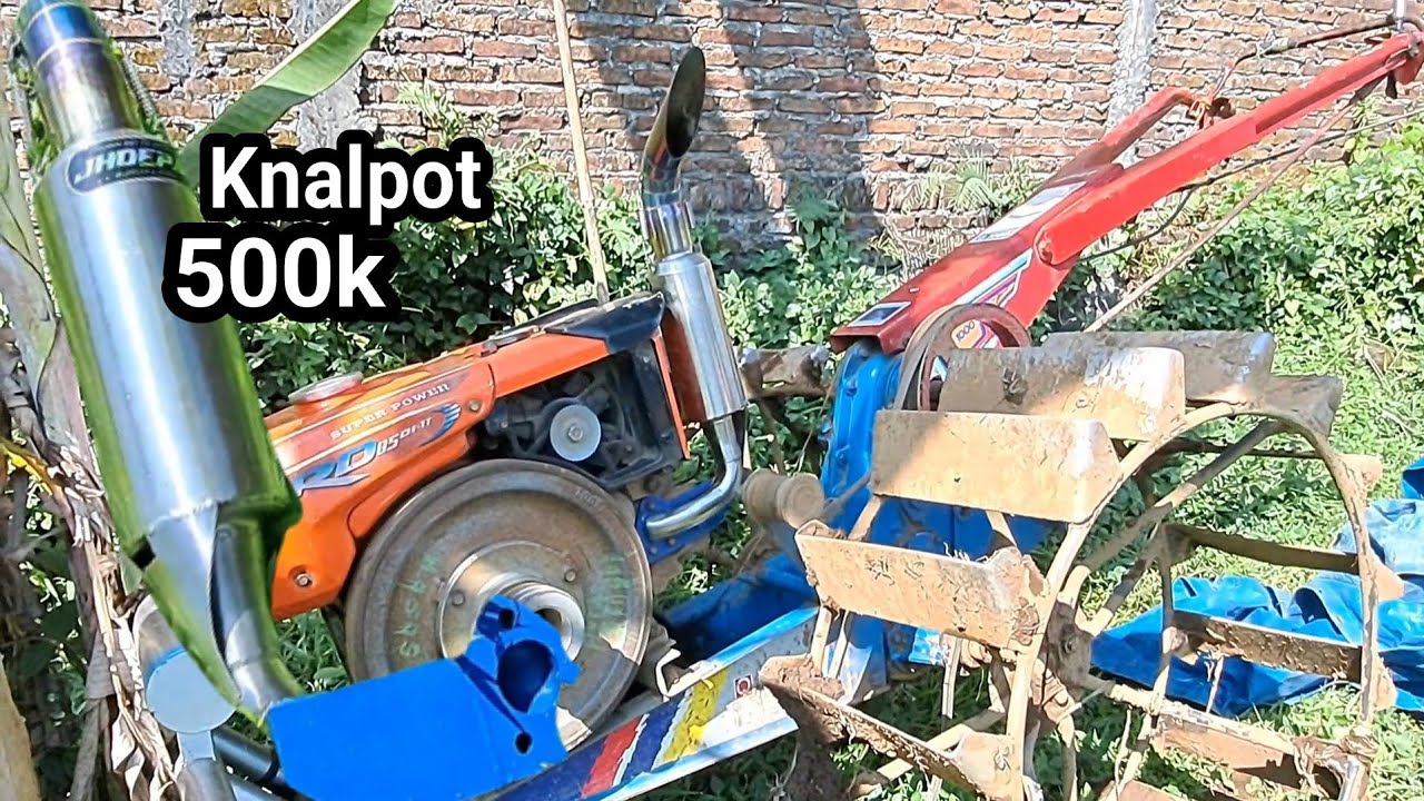 Тест звука выхлопа трактора 500k