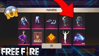 CONSEGUI TUDO! SKIN DE GRAÇA, PACOTE MEDICO CORONA, KELLY FULL E MAIS NO FREE FIRE!