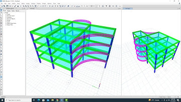 Curved Shaped Building in ETABS | Curved Floors Building