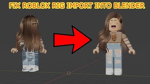 FIX RIG TRANSPARENCY import from ROBLOX STUDIO to BLENDER✔️