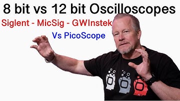 12 bit vs 8 bit Oscillscopes Pico vs Siglent vs Micsig vs GW Instek #12bitoscilloscope #picoscope