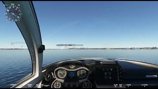 ICON A5 lands at Long Beach CA