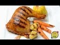 Chicken Fry And Roast Recipes 10 - Oven Roasted Chicken Legs - By Vahchef @ vahrehvah.com