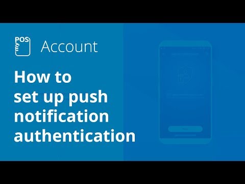 How to set up push notification authentication for your myPOS account