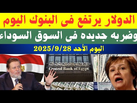 سعر الدولار اليوم أسعار الدولار في مصر اليوم الأحد2025 9 28 سعر الدولار في السوق السوداء في مصر