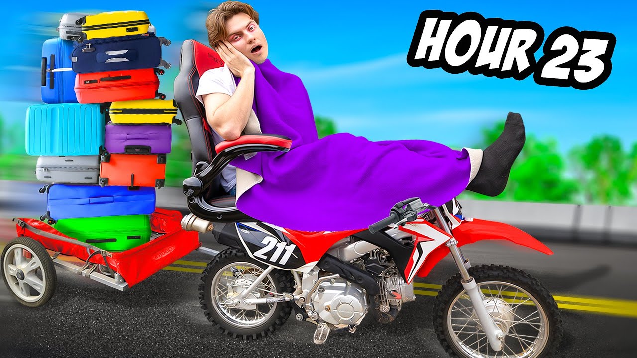 Riding My Dirtbike For 24 Hours