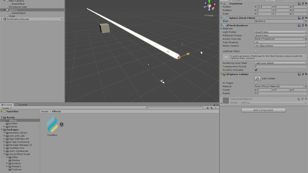 Unity VFX Graph Test 1 - YouTube