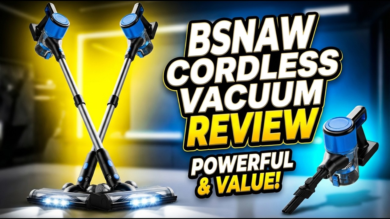 Обзор беспроводного пылесоса BSNAW | 5 вещей, о которых вам не расскажут перед покупкой
