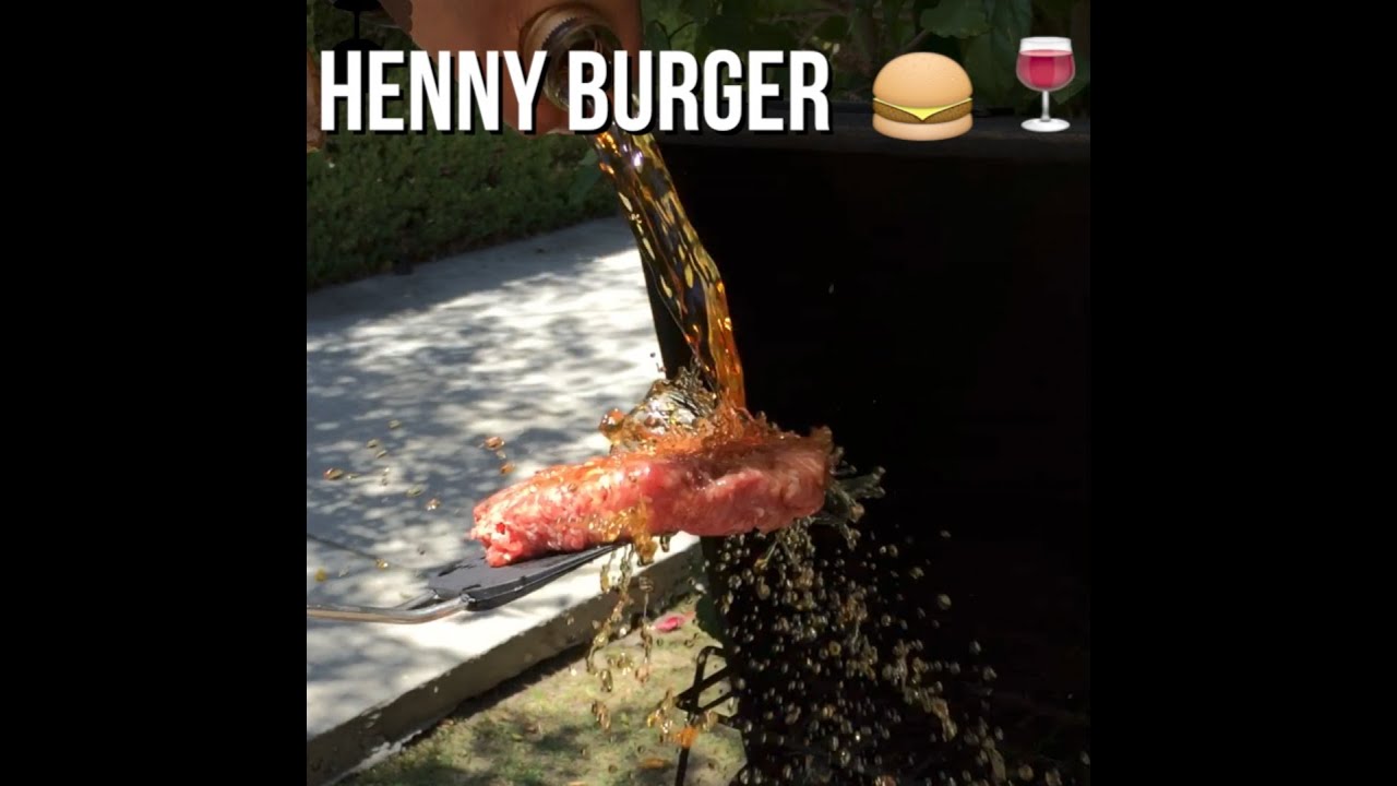 Grilling Hennessy Burgers by Chef Henny