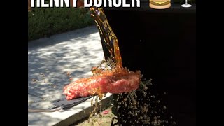 Grilling Hennessy Burgers By Chef Henny