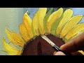 Sunflower acrylic painting part 4 samita art shorts sunflowerpainting acrylicpainting