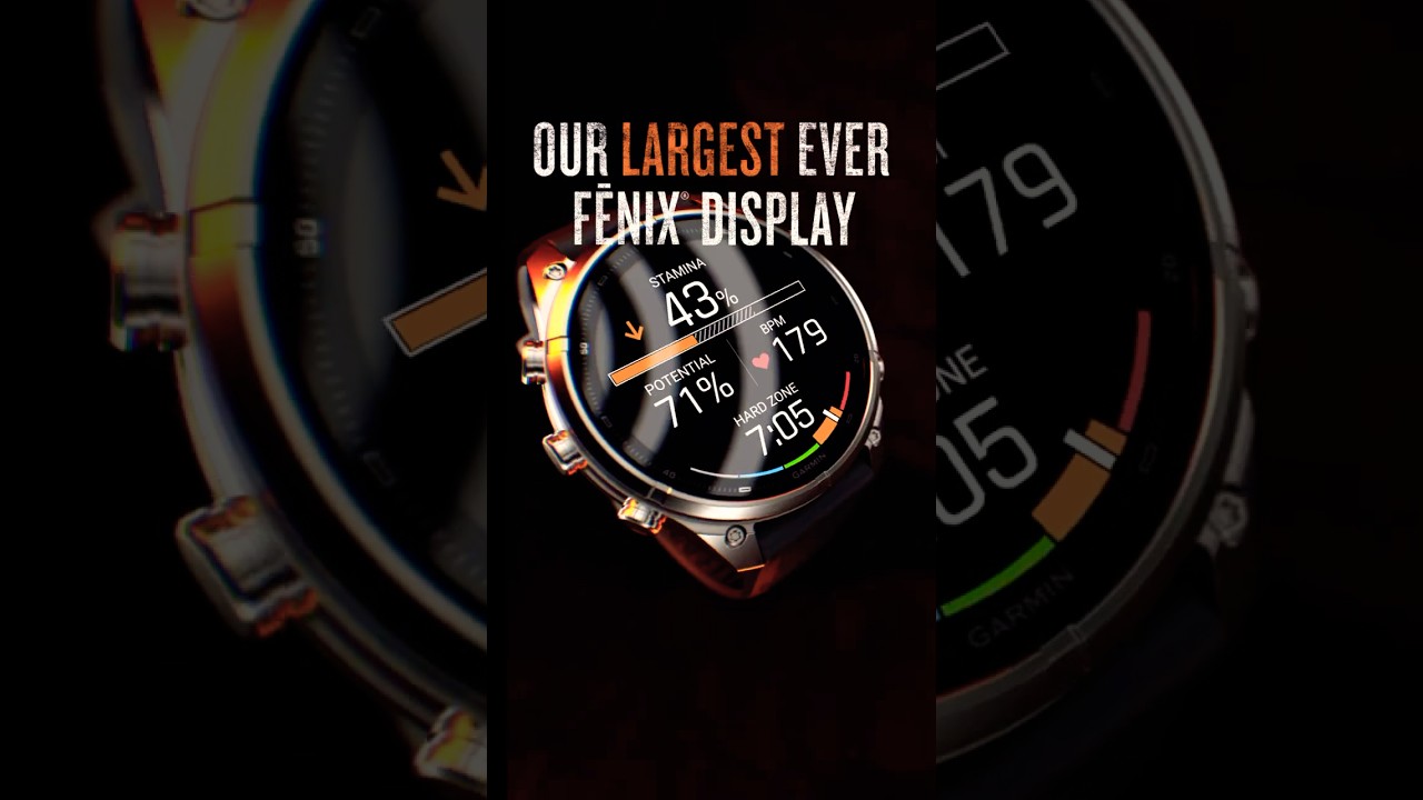 This is Our Largest Ever fenix Display | Garmin