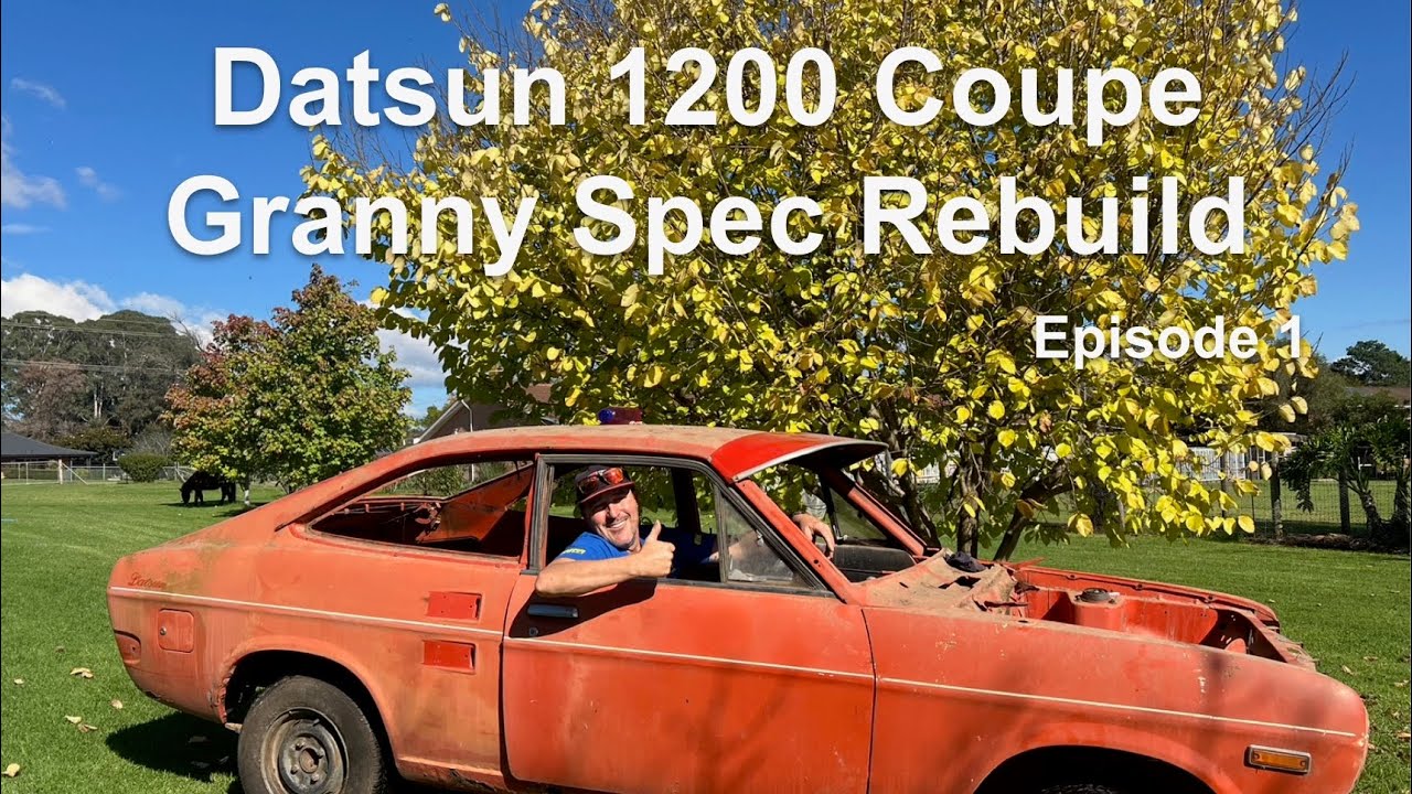 Datsun 1200 coupe restoration