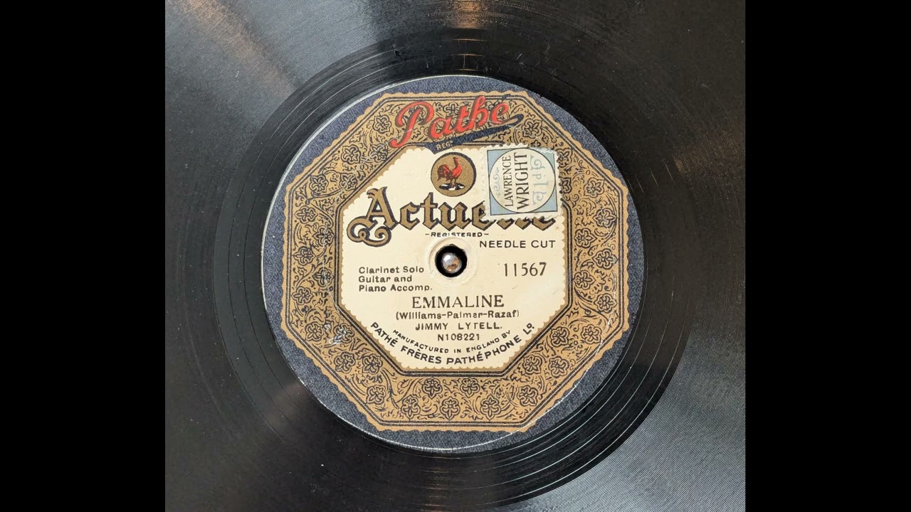 Sweet Emmalina - Jimmy Lytell w/ Frank Signorelli and poss. Dick McDonough NYC June 1928