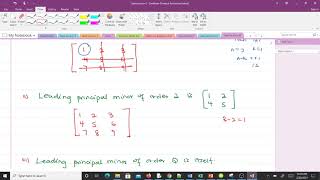 Definiteness of a Matrix using eigen values and leading principal determinants (Lesson 1) Details