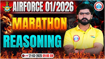 Airforce Marathon Class 2025 | Complete Reasoning in One Video | Air Force Reasoning Marathon