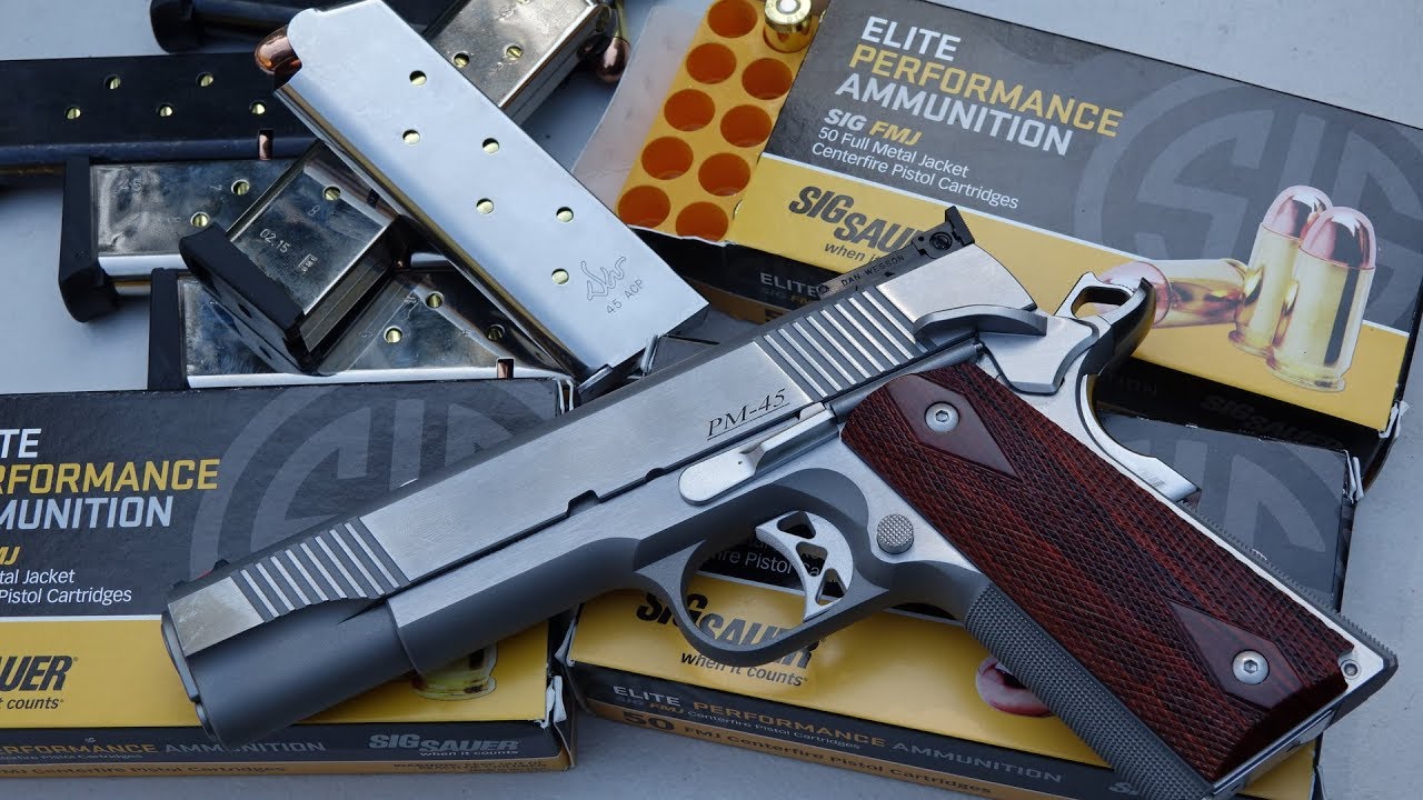 New Dan Wesson Pointman Pm 45 1911 Review Youtube