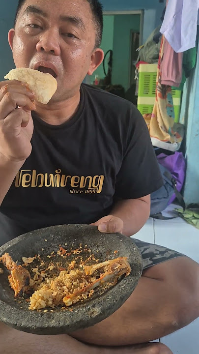 MANGAN SEGO GORENG SAMBEL KEREK,AYAM RASUL DAN TEH HANGAT