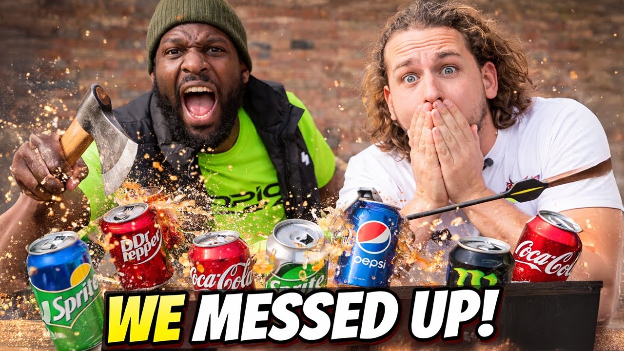 Epic Weapons Test With Fizzy Drinks — Who Wins? (Funny Moments!)