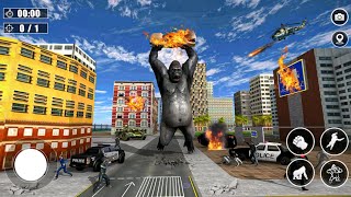 Angry Gorilla City Attack - Gorilla game - Gorilla fight - Android Gameplay screenshot 4