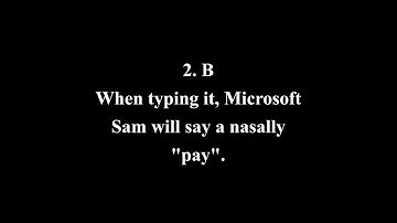 5 Words Microsoft Sam Can
