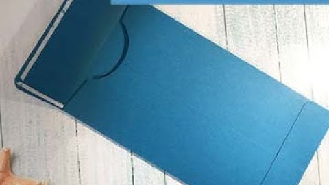 DIY Mini-Slimline Card Envelope Tutorial | |Super Easy| Free Template