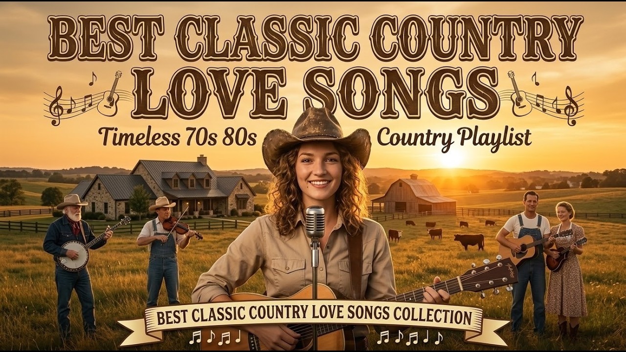 🌾Best Classic Country Love Songs | Timeless 70s 80s Country Playlist🌾