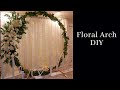 DIY Floral backdrop | Wedding Backdrop DIY