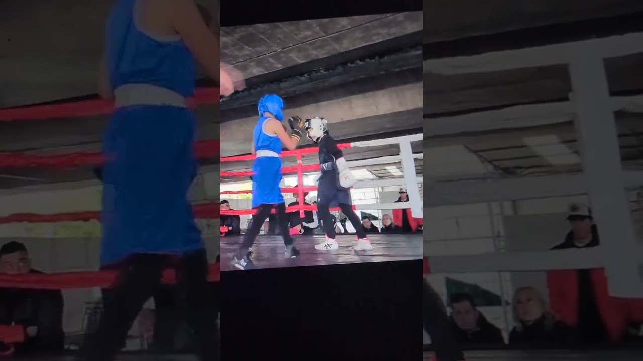 Patrick Drake Jr (Black Trunks) vs Miguel Velasquez (Blue Trunks) 1994