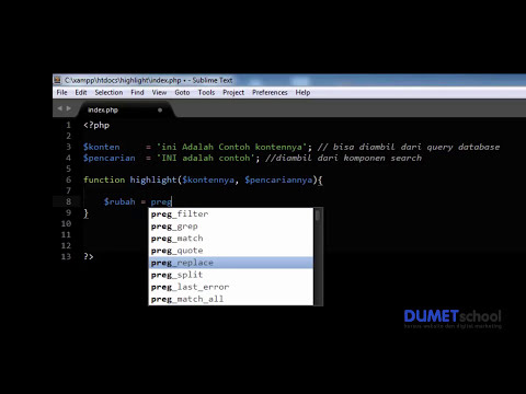 Cara Membuat Highlight pada Hasil Pencarian dengan PHP