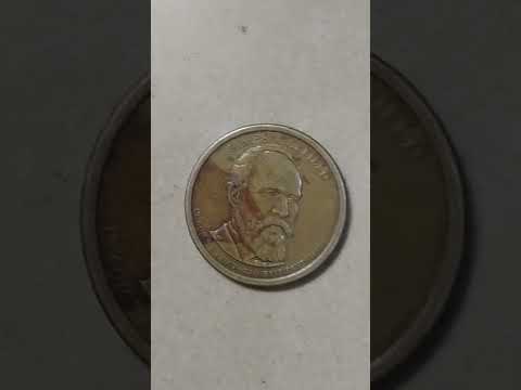 2011 James Garfield Dollar Coin.